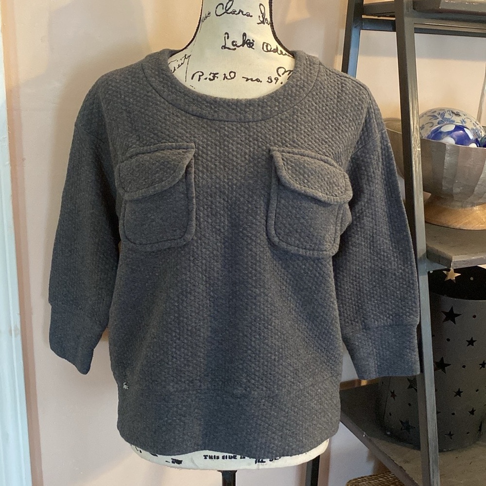 LACOSTE Quilted Stylish Sweatshirt size 40 (S/M) - Picture 1 of 16